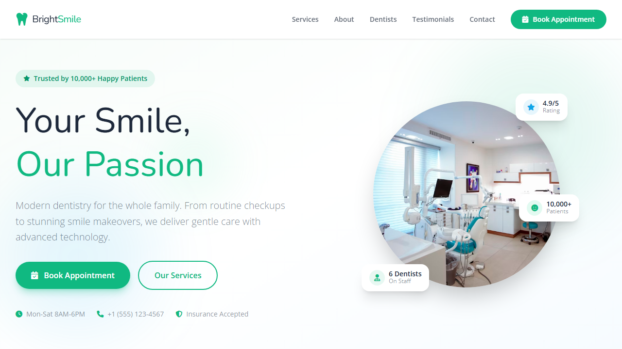 Dental Clinic Website Demo