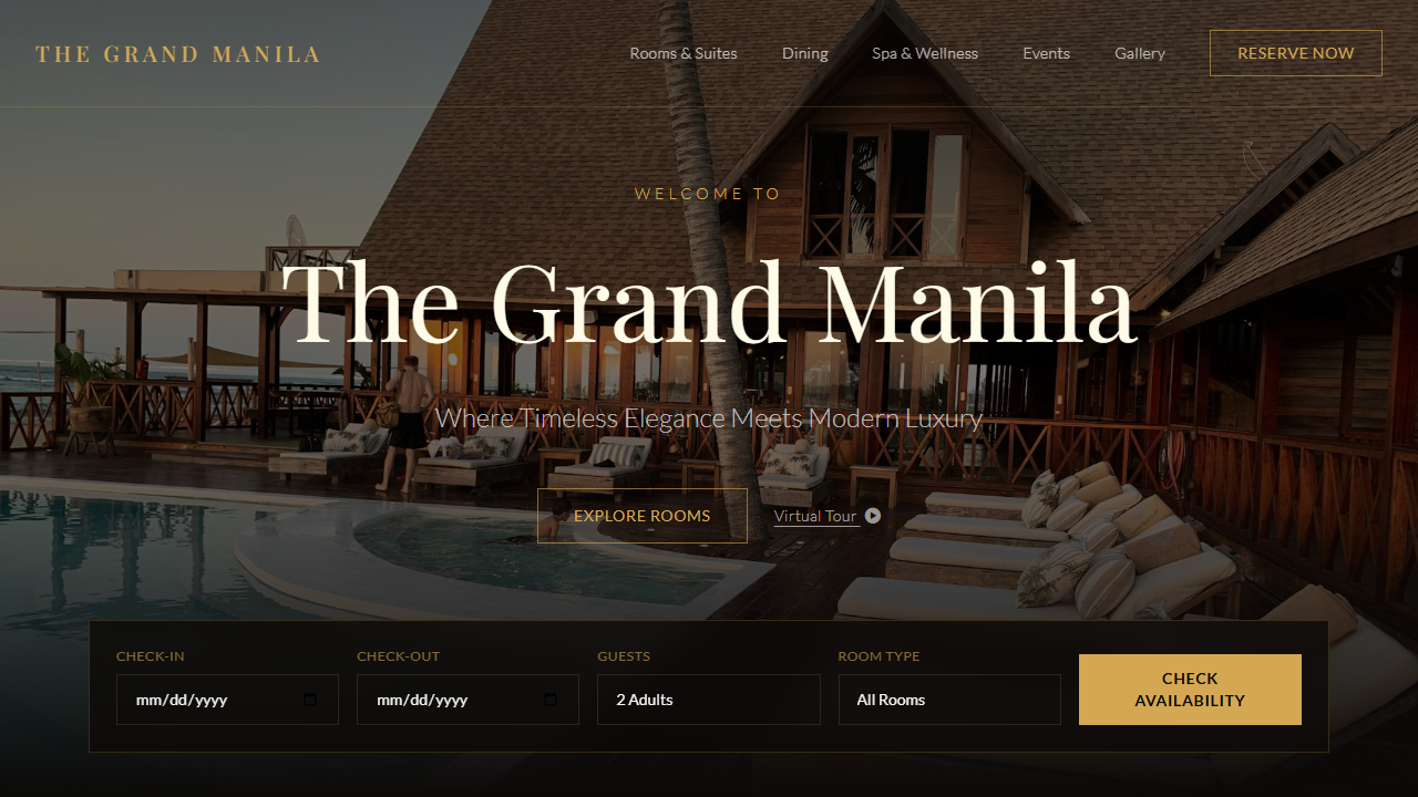 Hotel Website Demo