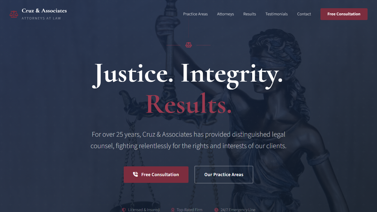 Law Firm Website Demo
