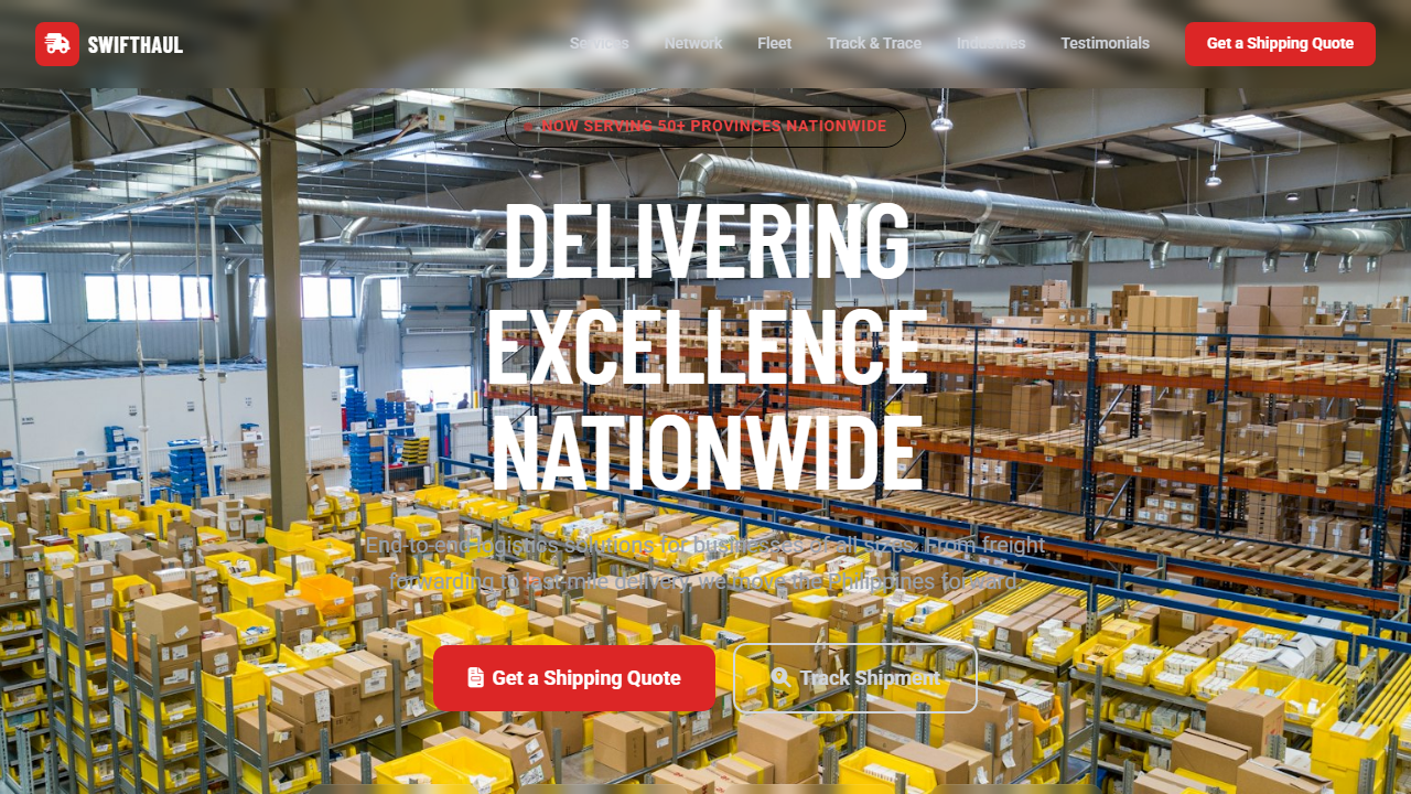 Logistics Website Demo
