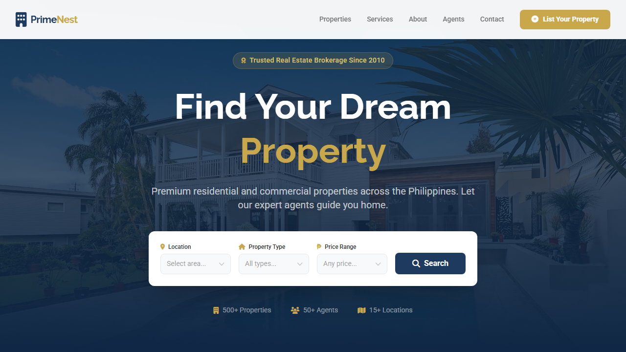 Real Estate Website Demo