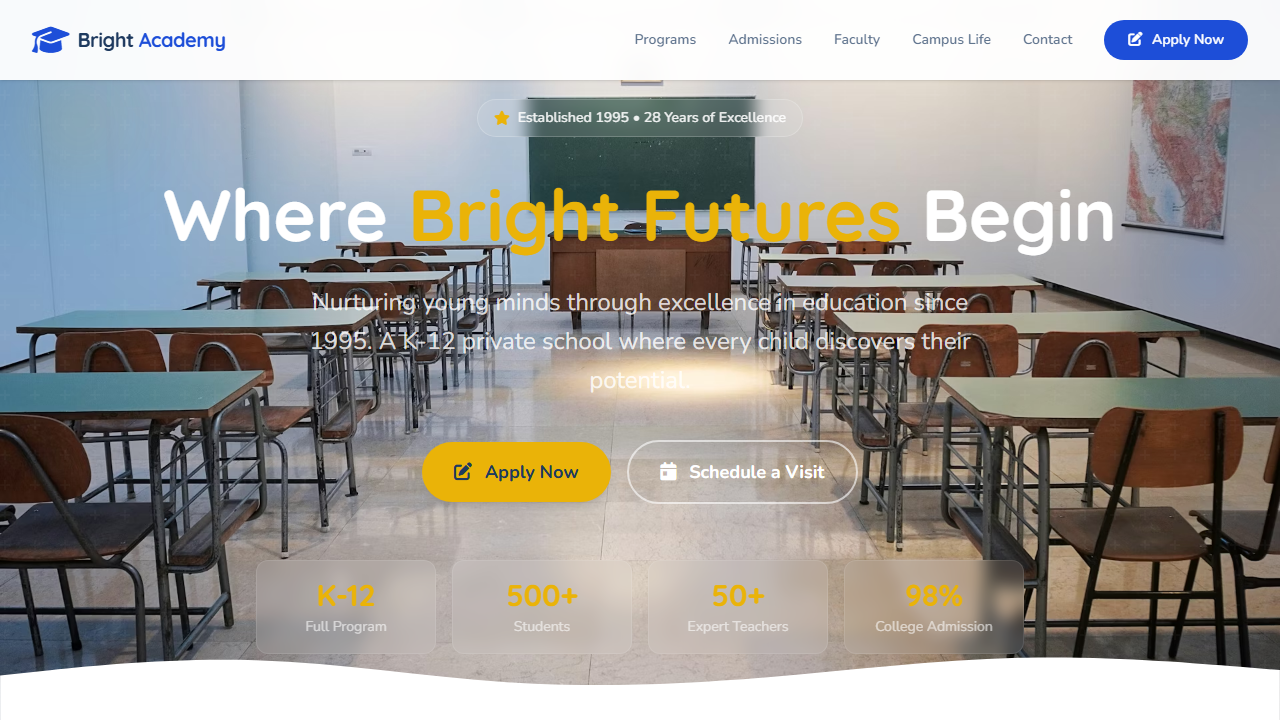 School Website Demo