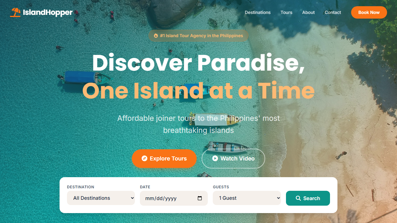 Travel Agency Website Demo